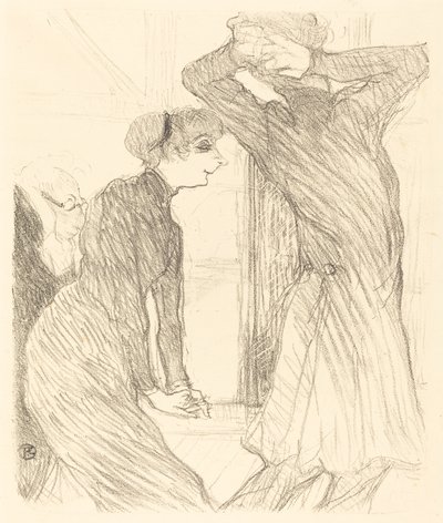 Lugne Poe og Baldy i Above Human Forces Lugne Poe og Baldy i..., 1894. av Henri de Toulouse Lautrec