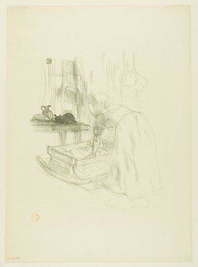 Wiegenlied, aus Mélodies de Désiré Dihau von Henri de Toulouse-Lautrec