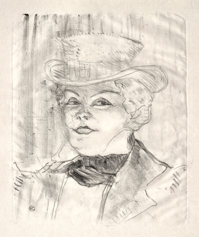 Madame Réjane, 1899 von Henri de Toulouse Lautrec