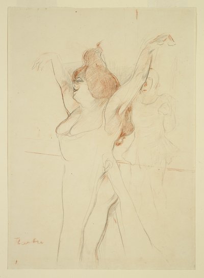 Mademoiselle Cocyle som Helena av Troja i La Belle Hélène av Henri de Toulouse-Lautrec