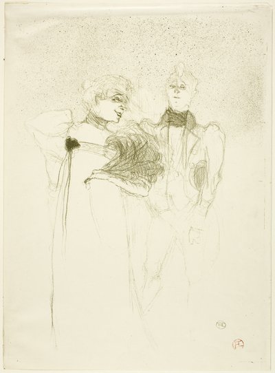 Mademoiselle Lender, i Madam Satan av Henri de Toulouse-Lautrec