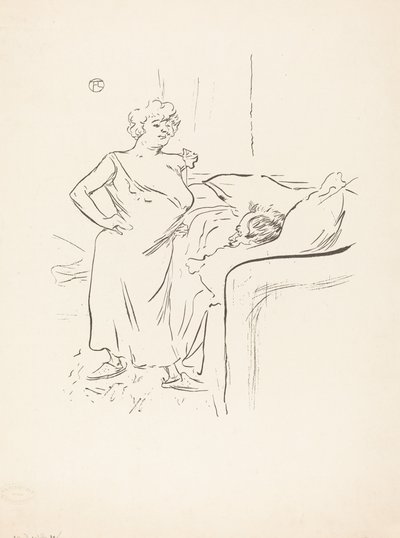 Mann og dame av Henri de Toulouse Lautrec