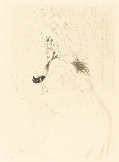 May Belfort Bowing (frøken May Belfort hilsen) av Henri de Toulouse Lautrec