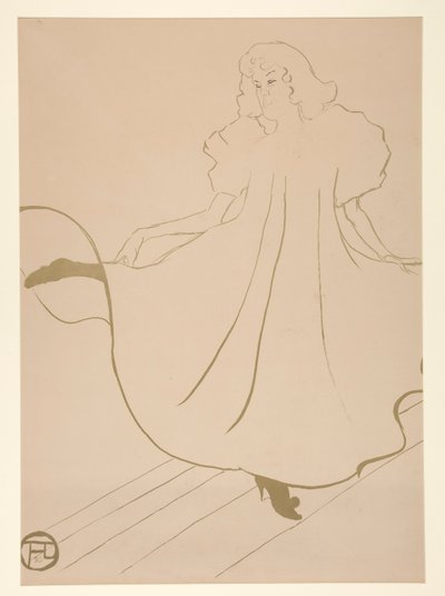 May Milton av Henri de Toulouse-Lautrec