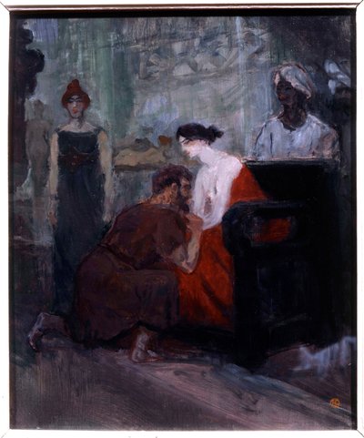 Messalina, Darstellung von Valeria Messalina, große Ausschweiflerin des antiken Rom von Henri de Toulouse Lautrec
