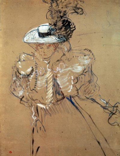 Misia Natanson av Henri de Toulouse Lautrec