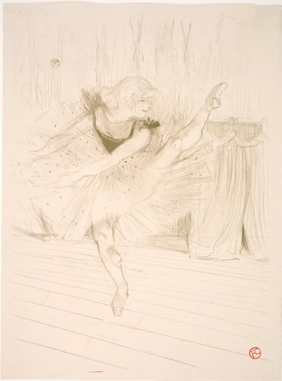 Miss Ida Heath, engelsk danser av Henri de Toulouse Lautrec