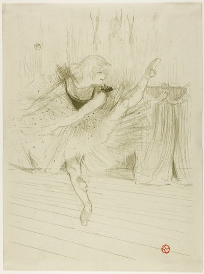 Miss Ida Heath, engelsk danser av Henri de Toulouse-Lautrec