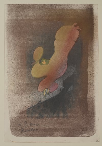 Frøken Loïe Fuller, 1893 (fargelitografi på vevd papir) av Henri de Toulouse Lautrec