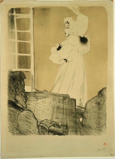 Miss May Belfort (Zustand I) von Henri de Toulouse-Lautrec