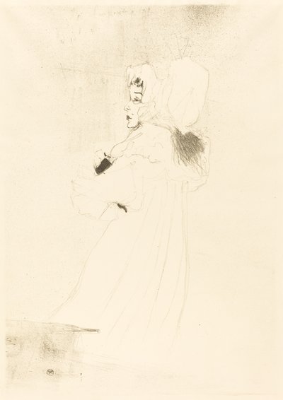 Miss May Belfort, stor tallerken Miss May Belfort, grande planche, 1895. av Henri de Toulouse Lautrec