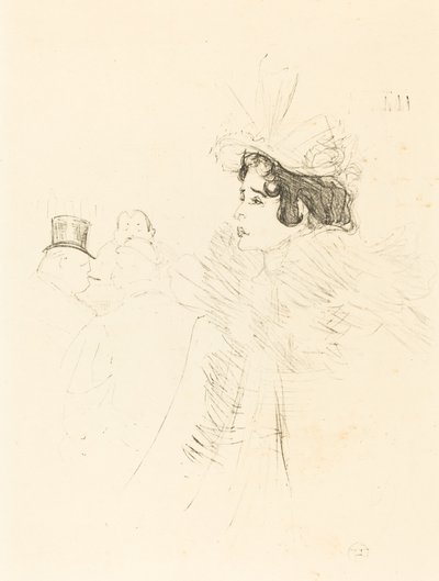 Miss May Belfort in der Irish and American Bar, rue Royale, 1895 von Henri de Toulouse Lautrec
