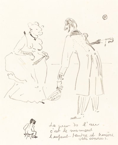 Nyttårshilsen Nyttårskomplimentet, 1897. av Henri de Toulouse Lautrec