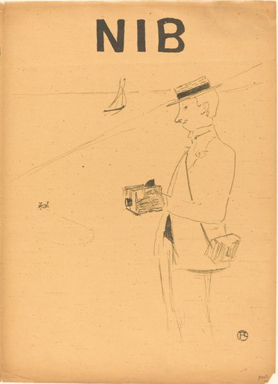 Nib eller amatørfotografen [høyre foran] av Henri de Toulouse Lautrec