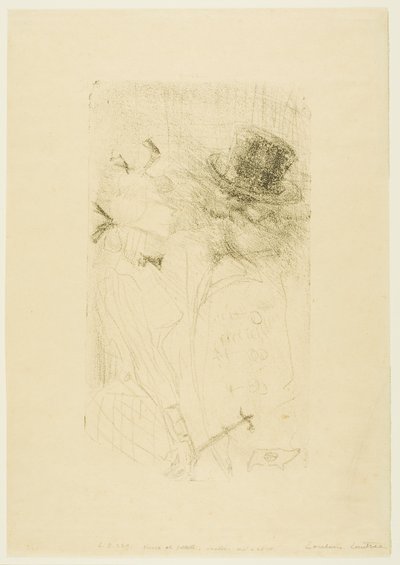 Gammel mann og ung jente av Henri de Toulouse-Lautrec