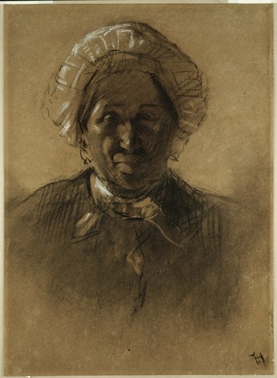Gammel dame av Henri de Toulouse Lautrec