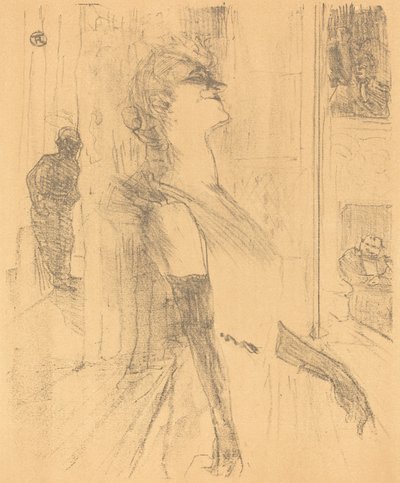 Auf der Bühne, 1898 von Henri de Toulouse Lautrec