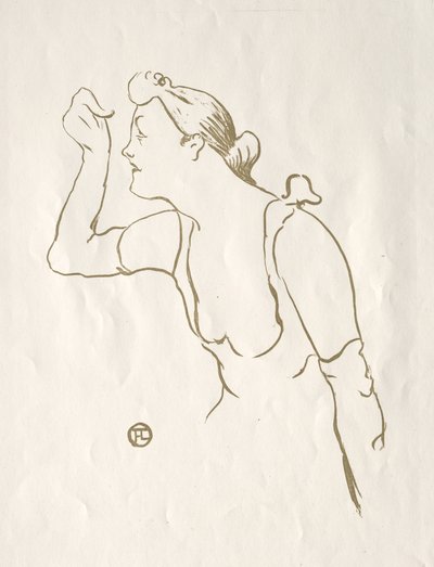 Paula Brebion av Henri de Toulouse-Lautrec