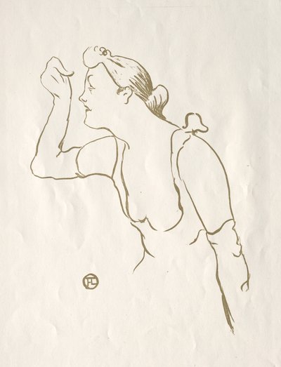 Paula Brebion, 1893. av Henri de Toulouse Lautrec