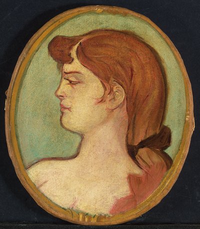 Portrett av en kvinne fra huset til Rue d"Amboise, 1892 av Henri de Toulouse Lautrec