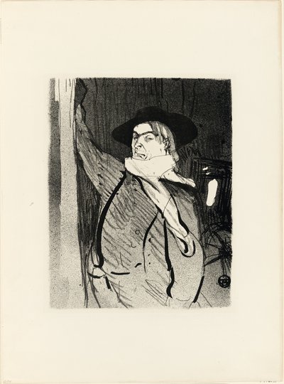 Porträt von Aristide Bruant, aus Le Café-Concert von Henri de Toulouse-Lautrec