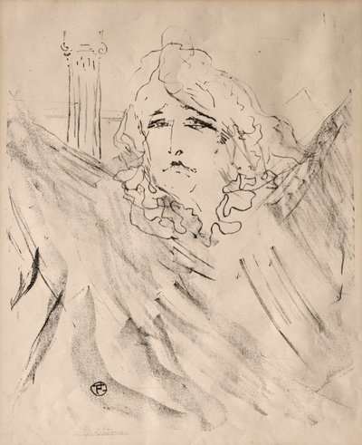 Porträts von Schauspielern und Schauspielerinnen: Dreizehn Lithografien: Sarah Bernhardt, 1898 von Henri de Toulouse Lautrec