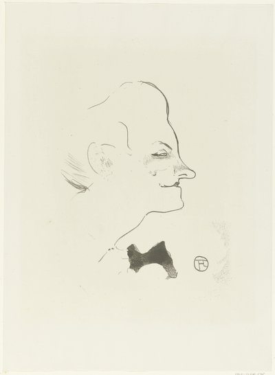 Portrett av sangeren Yvette Gilbert Yvette Gilbert Le Cafe Concert (serietittel) av Henri de Toulouse Lautrec