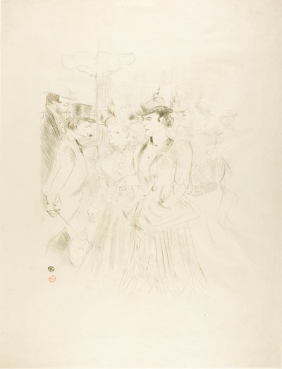 Promenade av Henri de Toulouse Lautrec