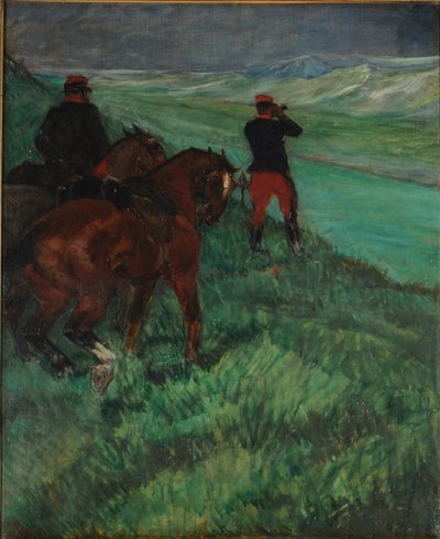 Reserveoffiser av Henri de Toulouse Lautrec