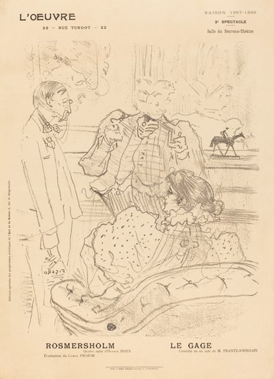 Rosmersholm; Løftet av Henri de Toulouse Lautrec