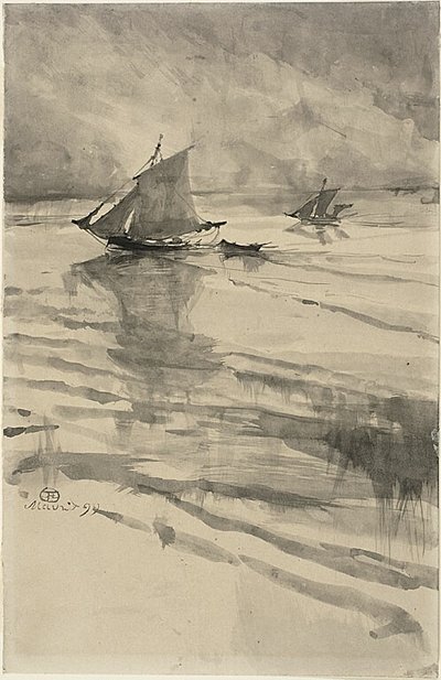 Segelboote von Henri de Toulouse-Lautrec