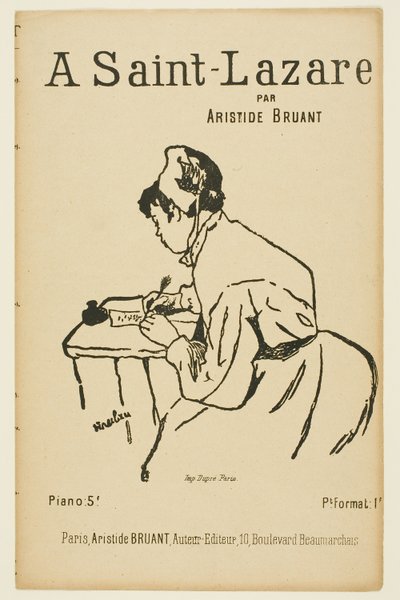 I Saint Lazare av Henri de Toulouse Lautrec