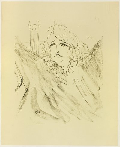 Sarah Bernhardt, aus Treize Lithographies von Henri de Toulouse-Lautrec
