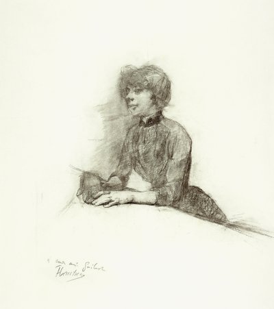 Sitzende Frau, ca. 1887 von Henri de Toulouse Lautrec