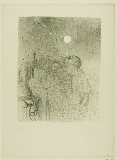 Sternschnuppen, aus Mélodies de Désiré Dihau von Henri de Toulouse-Lautrec