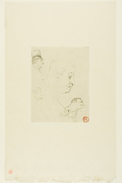 Skisse av Henri de Toulouse Lautrec