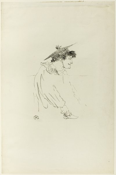 Liten engelsk jente (Miss Dolly) av Henri de Toulouse-Lautrec