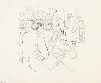 Snobberi, 1895. av Henri de Toulouse Lautrec