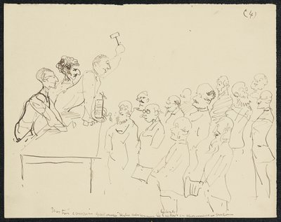 Nedsenkning, 1881 av Henri de Toulouse Lautrec