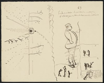 Nedsenkning, 1881 av Henri de Toulouse Lautrec