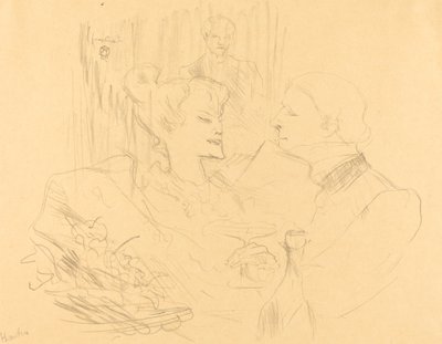 Kveldsmat i London av Henri de Toulouse Lautrec
