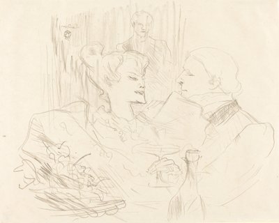 Kveldsmat i London av Henri de Toulouse Lautrec