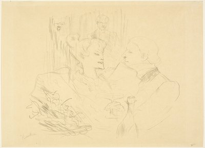 Kveldsmat i London av Henri de Toulouse Lautrec