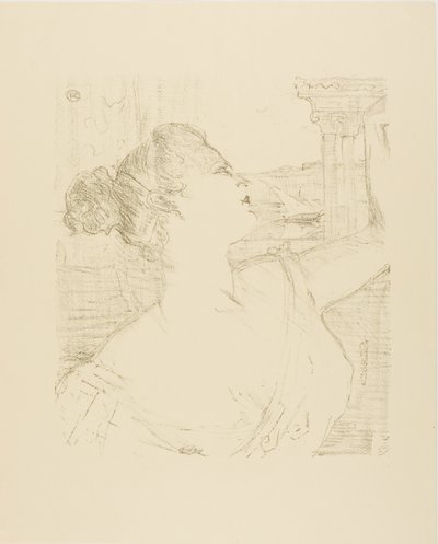 Sybil Sanderson, fra Thirteen Lithographs av Henri de Toulouse Lautrec