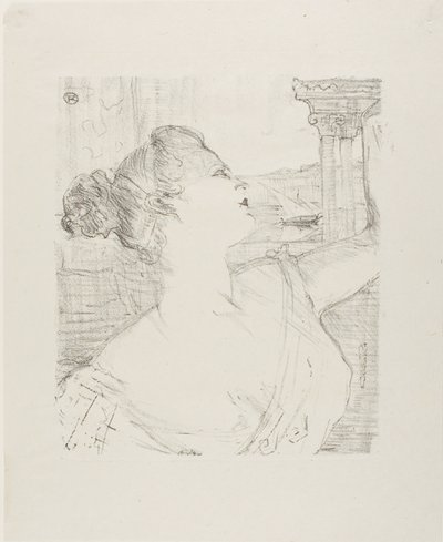 Sybil Sanderson, aus Treize Lithographies von Henri de Toulouse-Lautrec