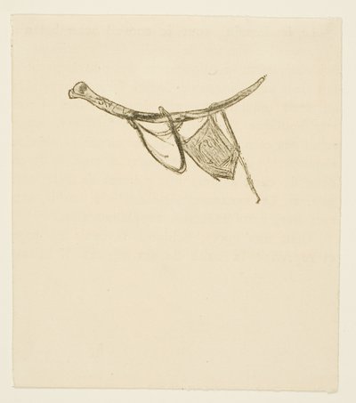Halestykke fra Ved foten av Sinai av Henri de Toulouse Lautrec