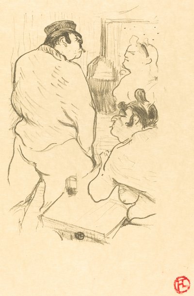 Terror for Grenelle av Henri de Toulouse Lautrec
