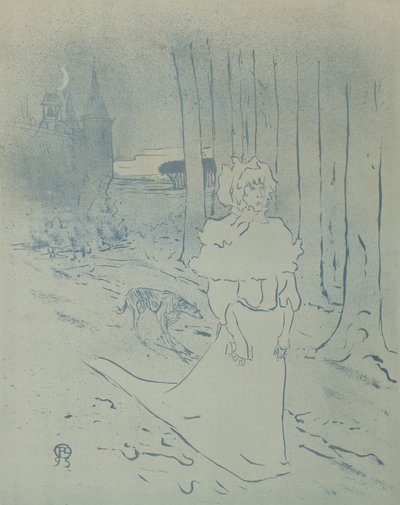Alarmklokken, 1895 av Henri de Toulouse Lautrec