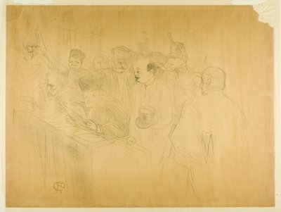 The Arton Trial (tredje plate) av Henri de Toulouse-Lautrec