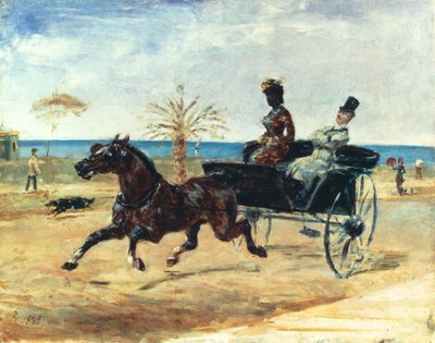 Den svarte grevinnen, 1881 av Henri de Toulouse Lautrec
